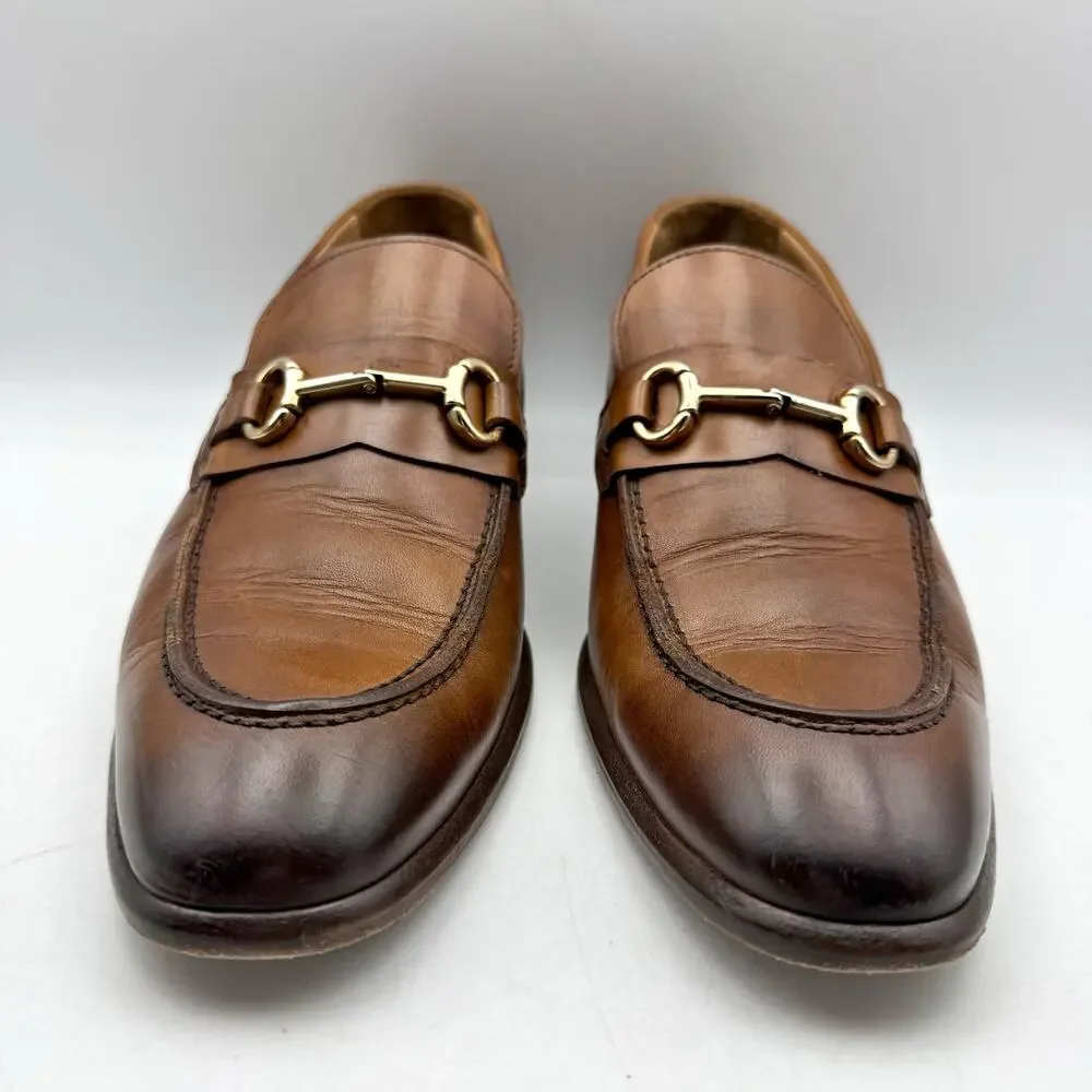 Bruno Magli Mens Alessandro Loafers US 11 M EU 44 Brown Leather